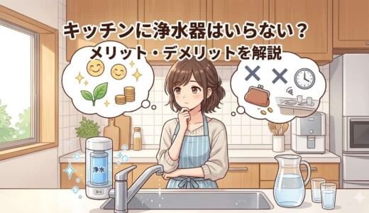 キッチンに浄水器はいらない？メリット・デメリットを解説