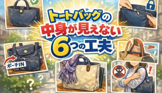 トートバッグの中身が見えない６つの工夫