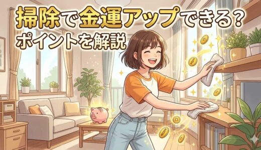 掃除で金運アップできる？ポイントを解説