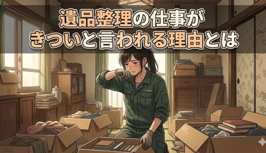 遺品整理の仕事がきついと言われる理由とは