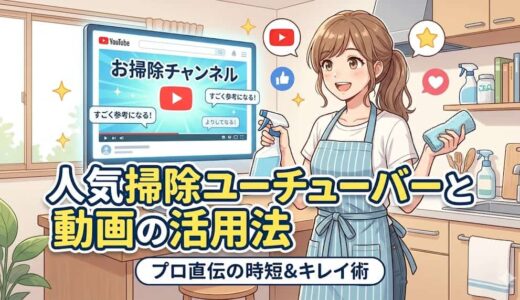 人気掃除ユーチューバーと動画の活用法