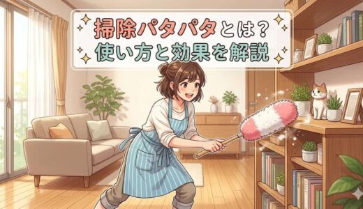 掃除パタパタとは？使い方と効果を解説
