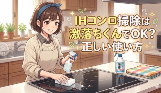 IHコンロ掃除は激落ちくんでOK？正しい使い方